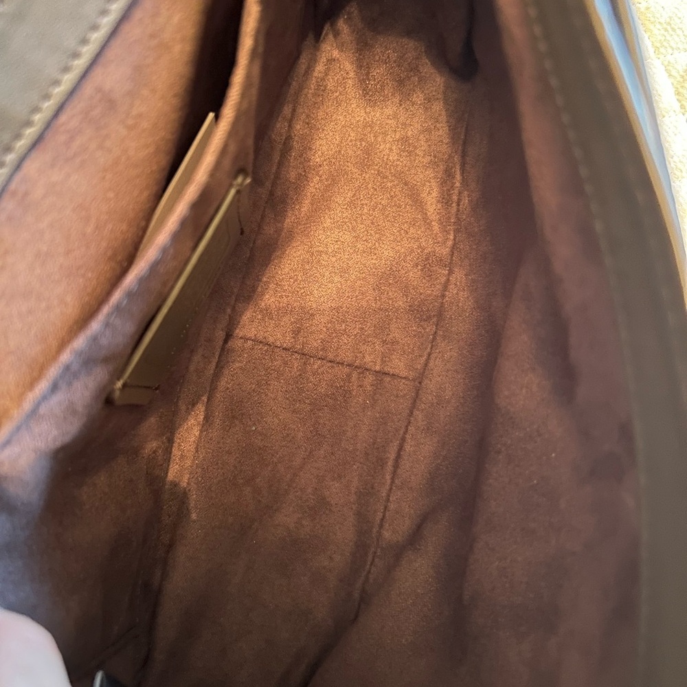 Coach Cassidy Crossbody/Shoulder Bag in Crinkle Metallic Gold - Picture 12 of 16